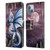 Sarah Richter Fantasy Creatures Blue Dragon Leather Book Wallet Case Cover For Apple iPhone 14