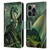 Sarah Richter Fantasy Creatures Green Nature Dragon Leather Book Wallet Case Cover For Apple iPhone 14 Pro