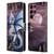 Sarah Richter Fantasy Creatures Blue Dragon Leather Book Wallet Case Cover For Samsung Galaxy S22 Ultra 5G