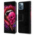 Sarah Richter Skulls Red Vampire Candy Lips Leather Book Wallet Case Cover For Apple iPhone 12 / iPhone 12 Pro