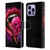 Sarah Richter Skulls Red Vampire Candy Lips Leather Book Wallet Case Cover For Apple iPhone 14 Pro Max