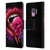 Sarah Richter Skulls Red Vampire Candy Lips Leather Book Wallet Case Cover For Samsung Galaxy S9
