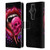 Sarah Richter Skulls Red Vampire Candy Lips Leather Book Wallet Case Cover For Sony Xperia Pro-I