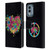 War Graphics Heart Logo Leather Book Wallet Case Cover For Nokia X30