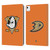 NHL Anaheim Ducks Plain Leather Book Wallet Case Cover For Apple iPad Air 11 2020/2022/2024/2025