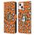 NHL Anaheim Ducks Leopard Patten Leather Book Wallet Case Cover For Apple iPhone 13