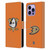 NHL Anaheim Ducks Plain Leather Book Wallet Case Cover For Apple iPhone 14 Pro Max
