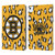 NHL Boston Bruins Leopard Patten Leather Book Wallet Case Cover For Apple iPad Air 11 2020/2022/2024