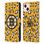 NHL Boston Bruins Leopard Patten Leather Book Wallet Case Cover For Apple iPhone 13