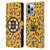 NHL Boston Bruins Leopard Patten Leather Book Wallet Case Cover For Apple iPhone 13 Pro Max