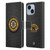 NHL Boston Bruins Puck Texture Leather Book Wallet Case Cover For Apple iPhone 14 Plus