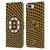 NHL Boston Bruins Net Pattern Leather Book Wallet Case Cover For Apple iPhone 7 Plus / iPhone 8 Plus