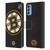 NHL Boston Bruins Oversized Leather Book Wallet Case Cover For OPPO Reno 4 5G