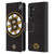 NHL Boston Bruins Oversized Leather Book Wallet Case Cover For Samsung Galaxy A13 5G (2021)