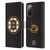 NHL Boston Bruins Plain Leather Book Wallet Case Cover For Samsung Galaxy S20 FE / 5G