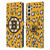 NHL Boston Bruins Leopard Patten Leather Book Wallet Case Cover For Samsung Galaxy S21+ 5G