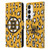 NHL Boston Bruins Leopard Patten Leather Book Wallet Case Cover For Samsung Galaxy S23 5G
