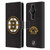 NHL Boston Bruins Plain Leather Book Wallet Case Cover For Sony Xperia Pro-I