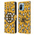 NHL Boston Bruins Leopard Patten Leather Book Wallet Case Cover For Xiaomi Mi 11