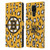 NHL Boston Bruins Leopard Patten Leather Book Wallet Case Cover For Xiaomi Redmi Note 9 / Redmi 10X 4G