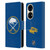 NHL Buffalo Sabres Plain Leather Book Wallet Case Cover For Huawei P50