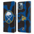 NHL Buffalo Sabres Cow Pattern Leather Book Wallet Case Cover For Apple iPhone 12 / iPhone 12 Pro