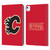 NHL Calgary Flames Plain Leather Book Wallet Case Cover For Apple iPad Air 11 2020/2022/2024