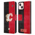 NHL Calgary Flames Half Distressed Leather Book Wallet Case Cover For Apple iPhone 13