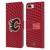 NHL Calgary Flames Net Pattern Leather Book Wallet Case Cover For Apple iPhone 7 Plus / iPhone 8 Plus