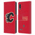 NHL Calgary Flames Plain Leather Book Wallet Case Cover For LG K22