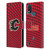 NHL Calgary Flames Net Pattern Leather Book Wallet Case Cover For Nokia G11 Plus