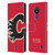 NHL Calgary Flames Oversized Leather Book Wallet Case Cover For Nokia C21