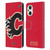NHL Calgary Flames Oversized Leather Book Wallet Case Cover For OPPO Reno8 Lite