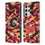 NHL Calgary Flames Camouflage Leather Book Wallet Case Cover For Samsung Galaxy S21 Ultra 5G