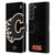 NHL Calgary Flames Oversized Leather Book Wallet Case Cover For Samsung Galaxy S22+ 5G