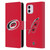 NHL Carolina Hurricanes Plain Leather Book Wallet Case Cover For Apple iPhone 11