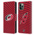 NHL Carolina Hurricanes Net Pattern Leather Book Wallet Case Cover For Apple iPhone 11 Pro