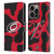 NHL Carolina Hurricanes Cow Pattern Leather Book Wallet Case Cover For Apple iPhone 14 Pro