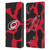 NHL Carolina Hurricanes Cow Pattern Leather Book Wallet Case Cover For LG K22