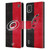 NHL Carolina Hurricanes Half Distressed Leather Book Wallet Case Cover For Nokia C2 2nd Edition