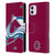 NHL Colorado Avalanche Oversized Leather Book Wallet Case Cover For Apple iPhone 11