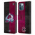 NHL Colorado Avalanche Half Distressed Leather Book Wallet Case Cover For Apple iPhone 12 Pro Max