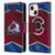 NHL Colorado Avalanche Jersey Leather Book Wallet Case Cover For Apple iPhone 13 Mini
