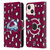 NHL Colorado Avalanche Leopard Patten Leather Book Wallet Case Cover For Apple iPhone 13 Mini