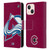 NHL Colorado Avalanche Oversized Leather Book Wallet Case Cover For Apple iPhone 13 Mini