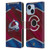 NHL Colorado Avalanche Jersey Leather Book Wallet Case Cover For Apple iPhone 14 Plus