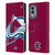 NHL Colorado Avalanche Oversized Leather Book Wallet Case Cover For Nokia X30