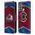 NHL Colorado Avalanche Jersey Leather Book Wallet Case Cover For Motorola Moto G60 / Moto G40 Fusion