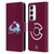 NHL Colorado Avalanche Net Pattern Leather Book Wallet Case Cover For Samsung Galaxy S23 5G