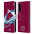 NHL Colorado Avalanche Oversized Leather Book Wallet Case Cover For Sony Xperia 1 IV